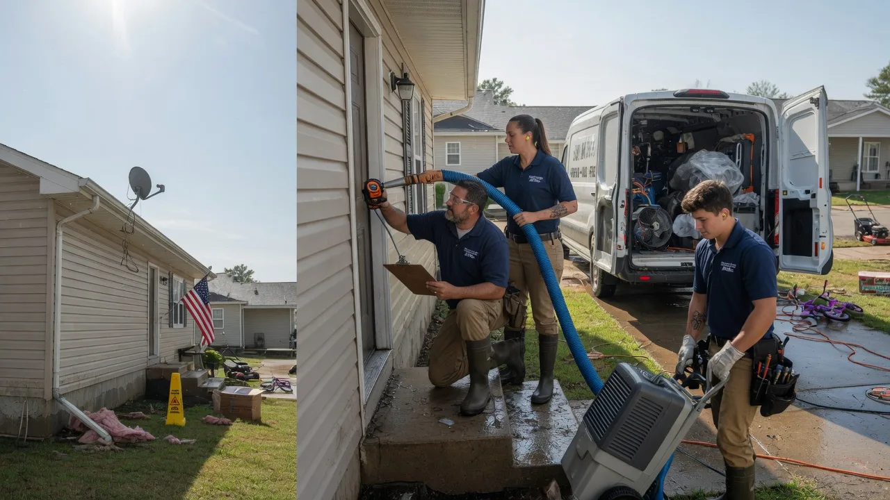 Ceiling Water Damage Restoration in Ashmore, IL near me